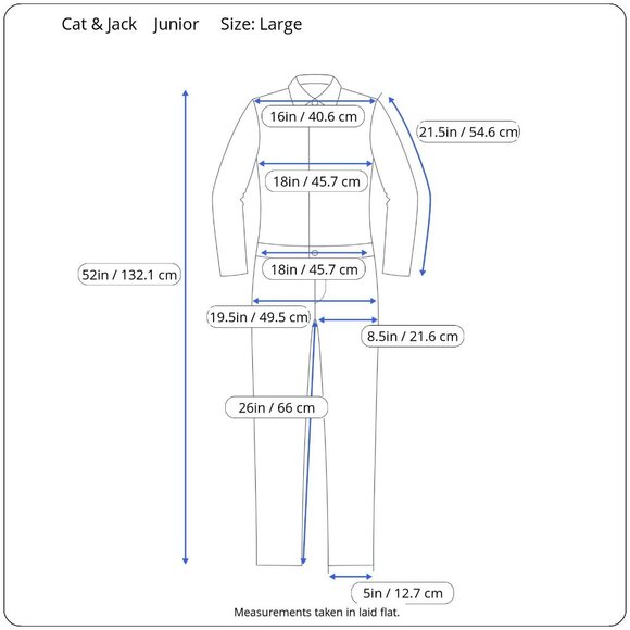 Cat & Jack Junior Christmas-Themed Hooded Fleece Pajamas With Pockets Size Large - Picture 5 of 10